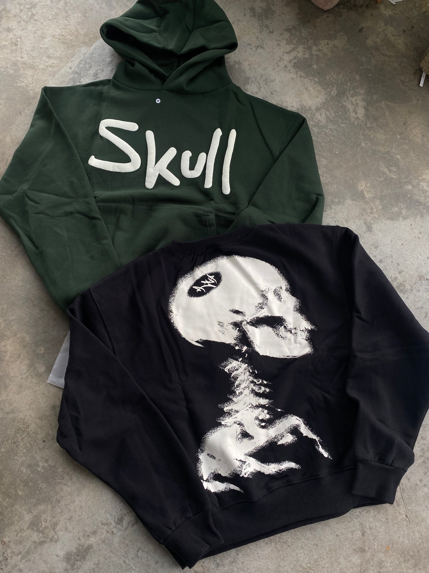 HOODIE SKULL (BLACK) ACHGARMENTS