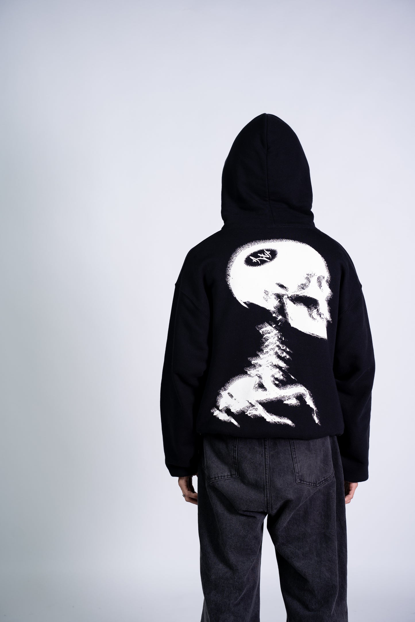 HOODIE SKULL (BLACK) ACHGARMENTS
