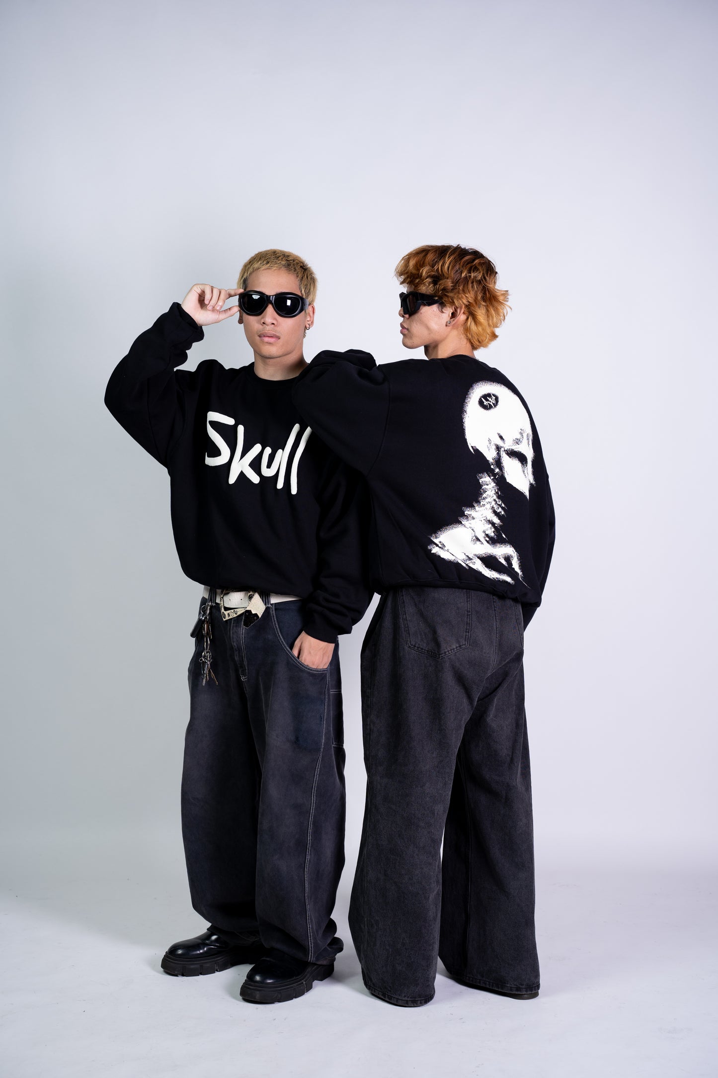 HOODIE SKULL (BLACK) ACHGARMENTS
