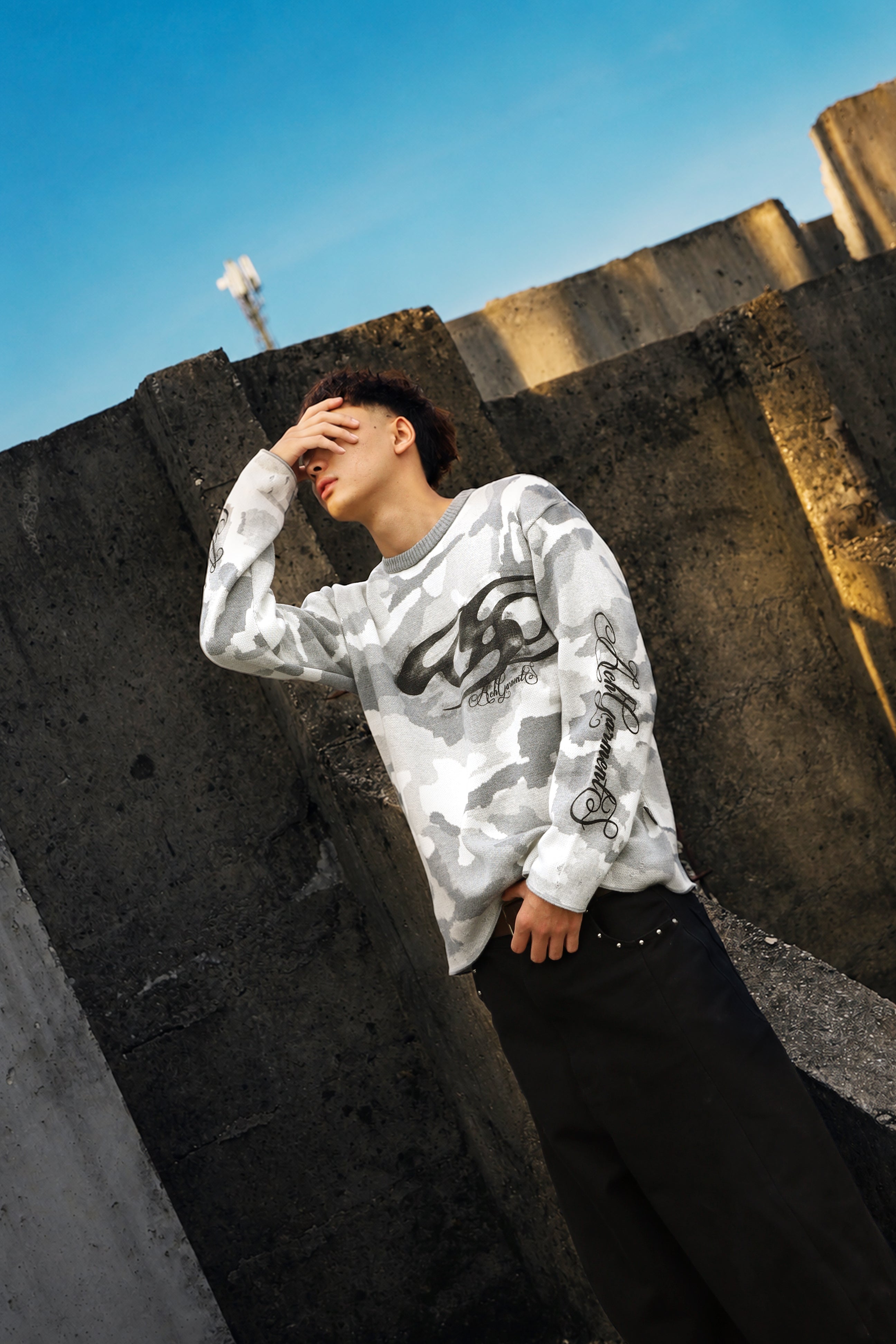REVERSIBLE KNITWEAR CAMOA