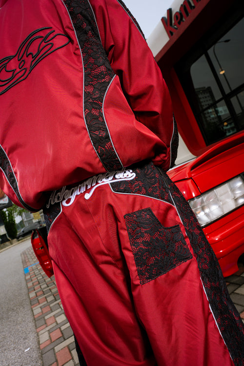 -FLOWERLACES TRACKPANTS