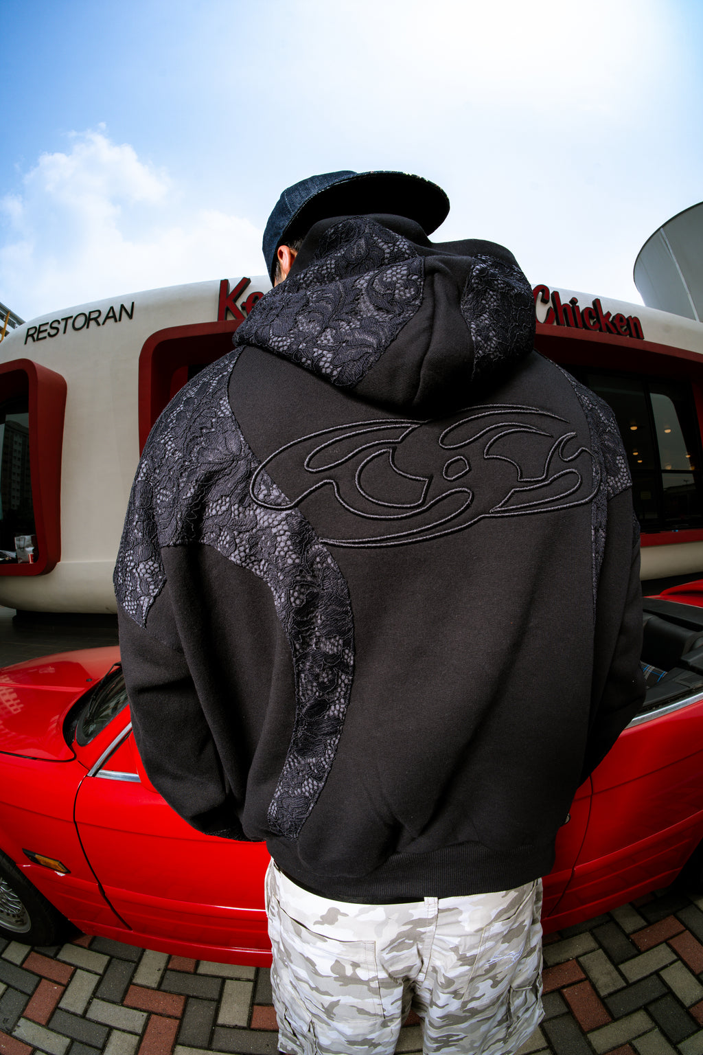 -FLOWERLACES HOODIE