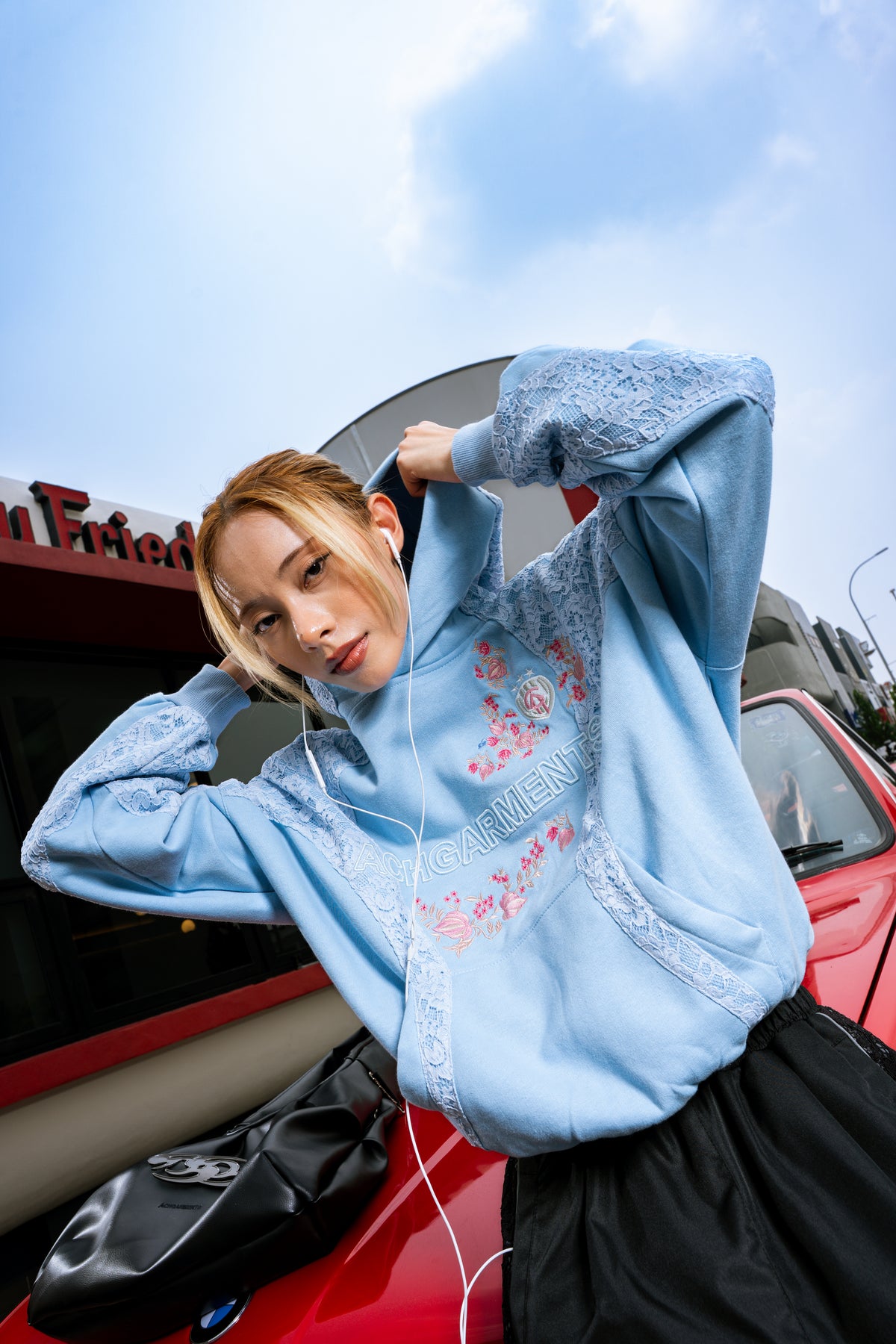 -FLOWERLACES HOODIE