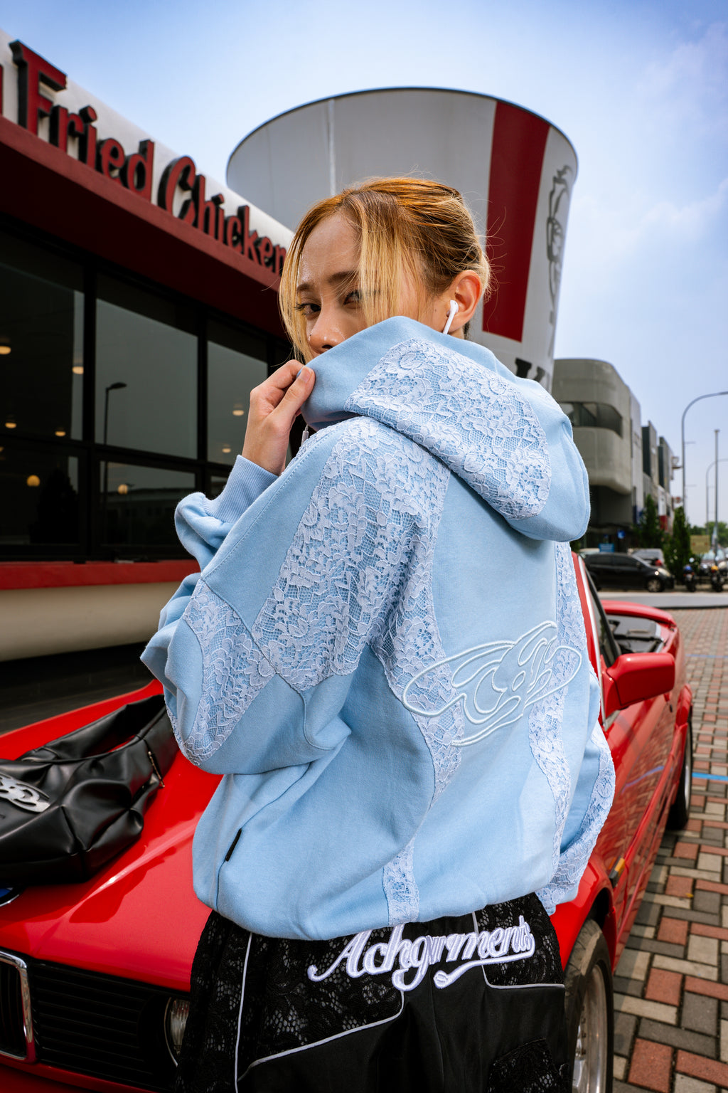 -FLOWERLACES HOODIE