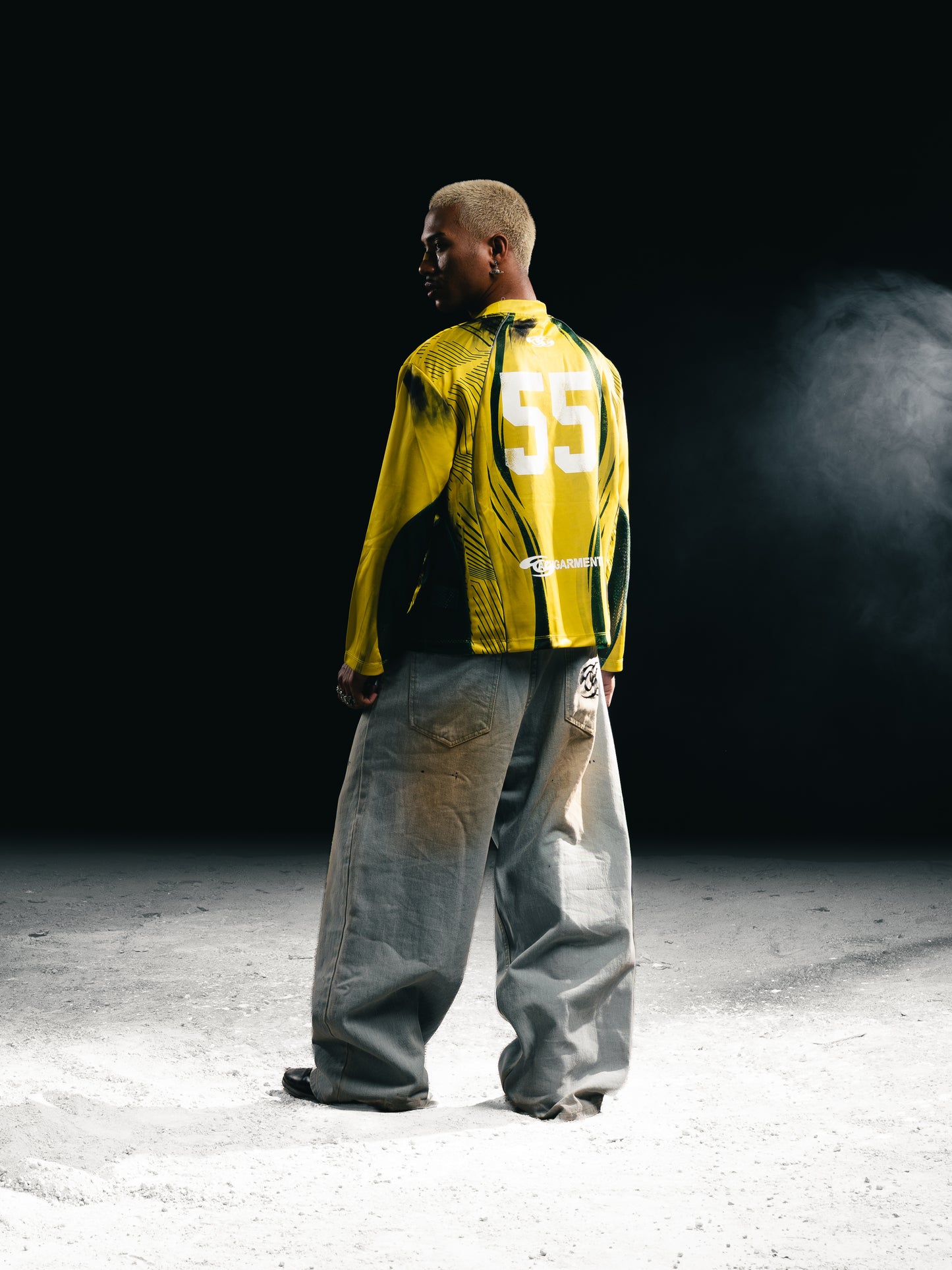 Jersey Black/Yellow & Baggy Jeans