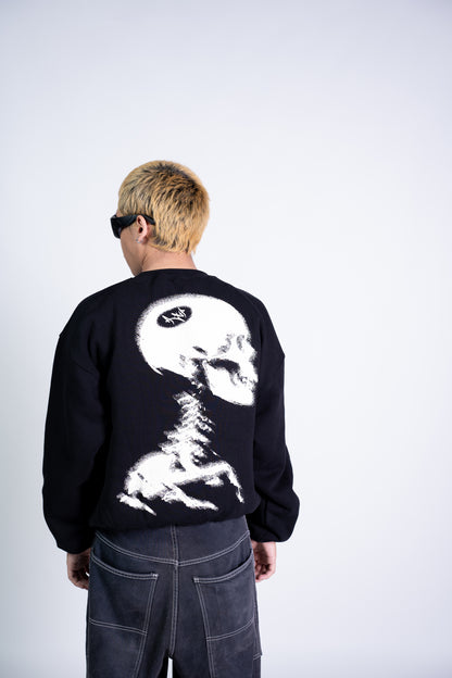 HOODIE SKULL (BLACK) ACHGARMENTS