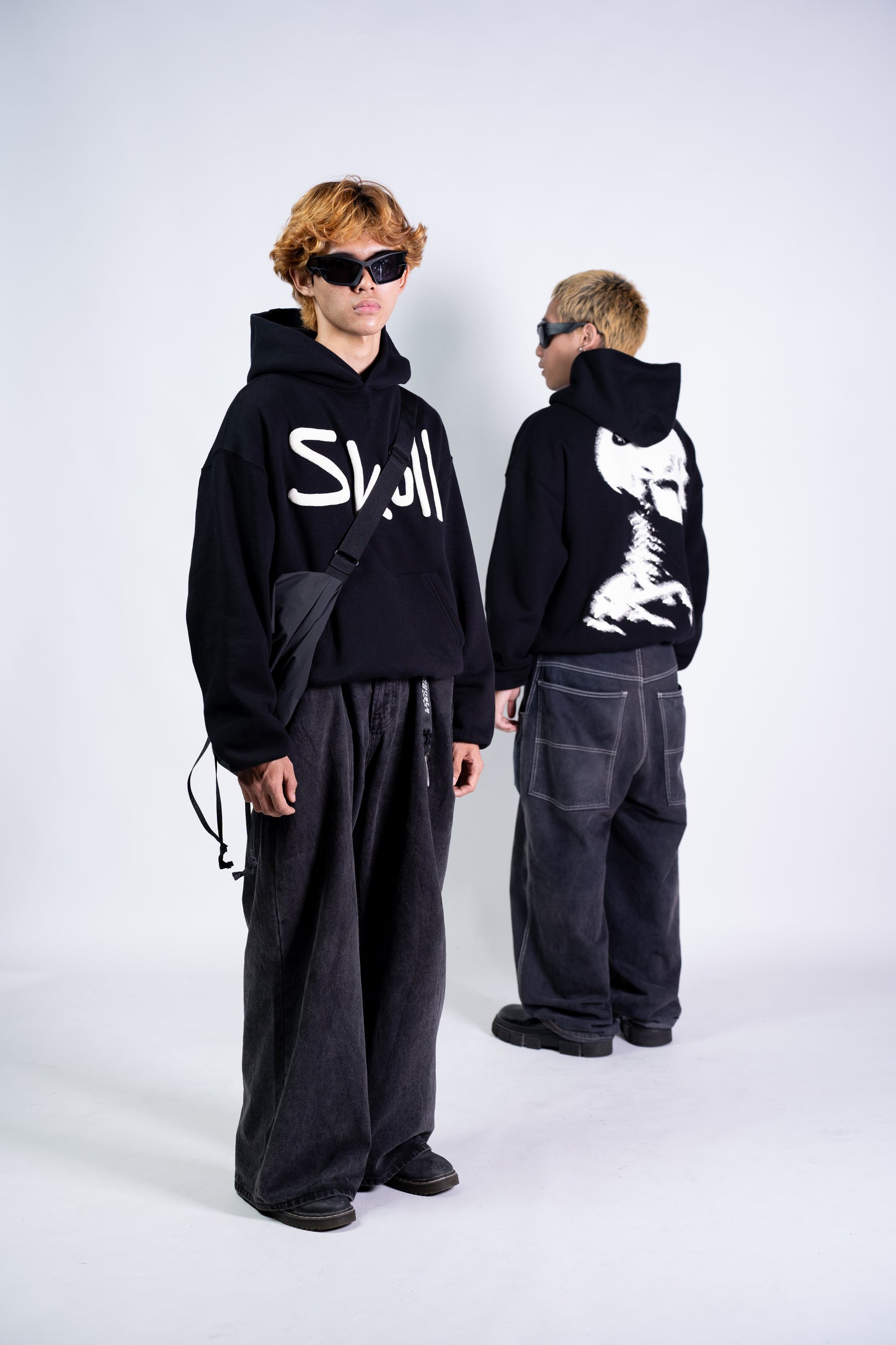 HOODIE SKULL (BLACK) ACHGARMENTS
