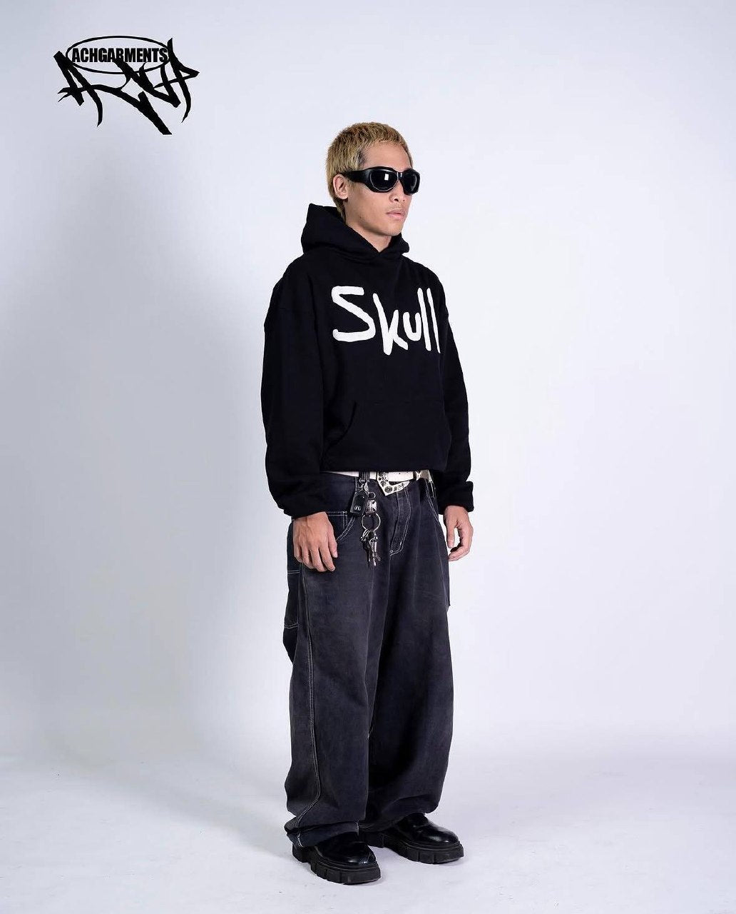 HOODIE SKULL (BLACK)